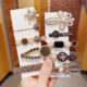 Wholesale Pearl Hair Clips Rhinestone Side Hair Accessories Sets - image 1