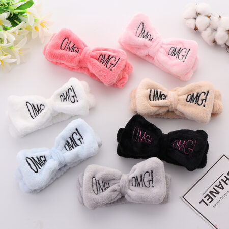 Wholesale Korean Style Fluffy Headbands with Bow - image 1