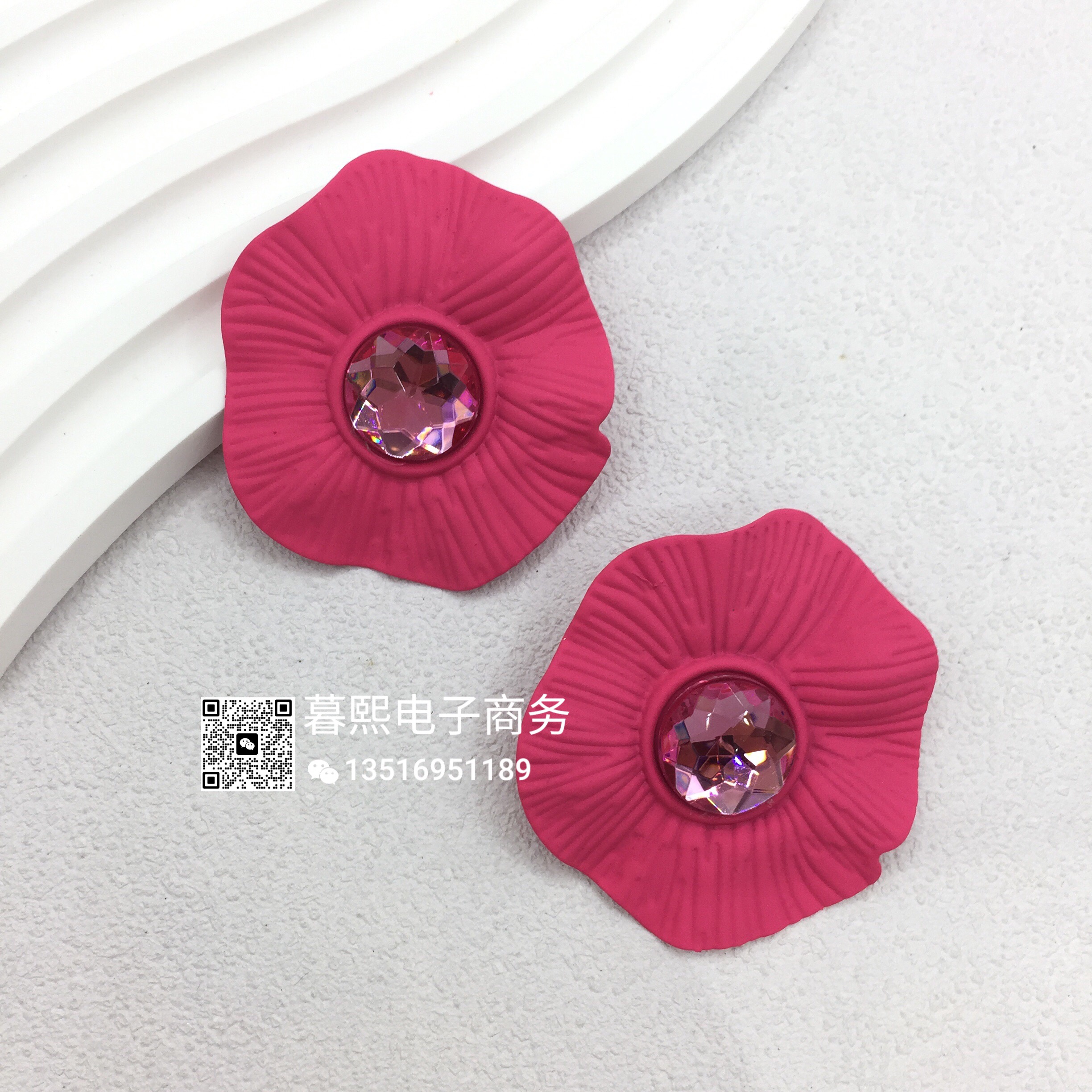 Wholesale Luxury Rhinestone Earrings | Bulk Metal Earrings with Colorful Diamonds | Factory Direct f