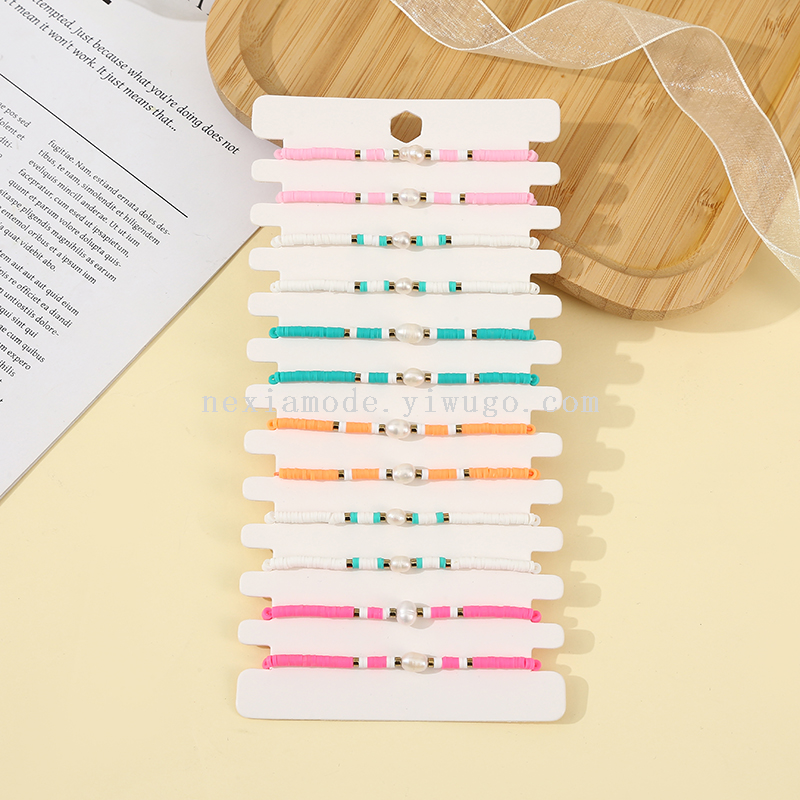 Wholesale Genuine Pearl Polymer Clay Bracelets Custom - image 2