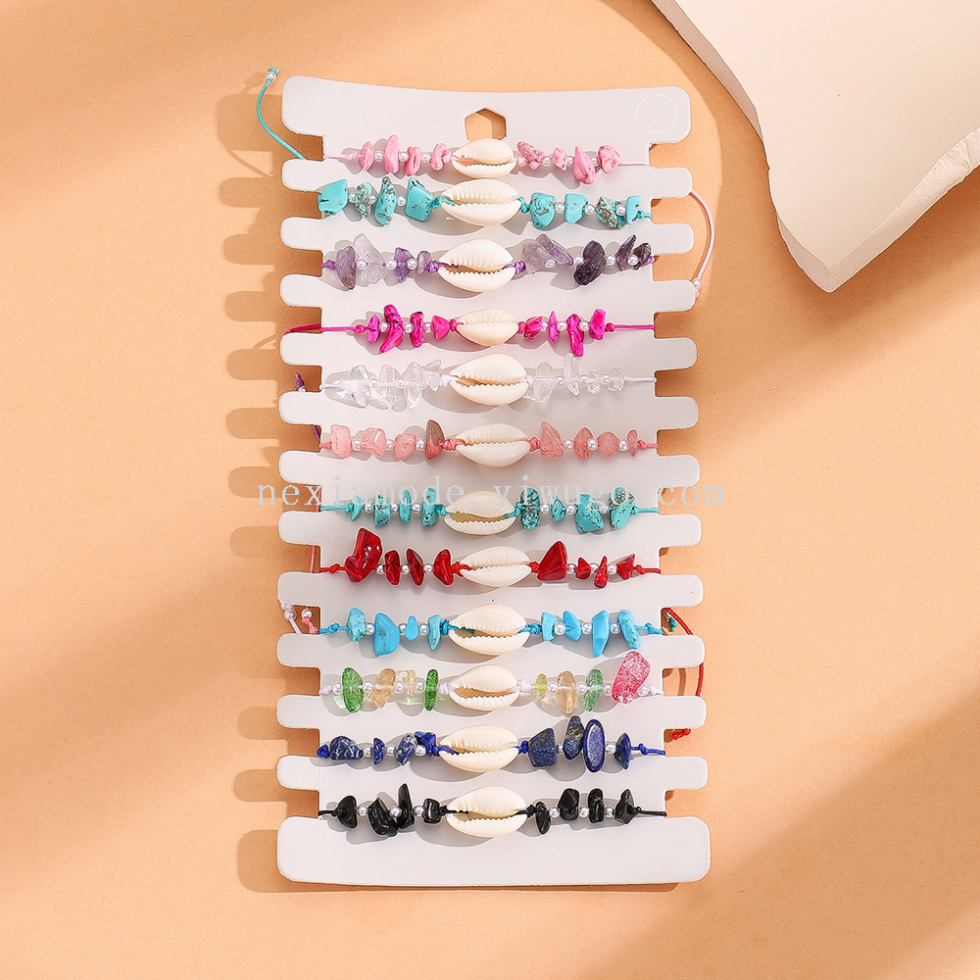 Wholesale Natural Shell Beaded Bracelets Bohemian Style - image 2