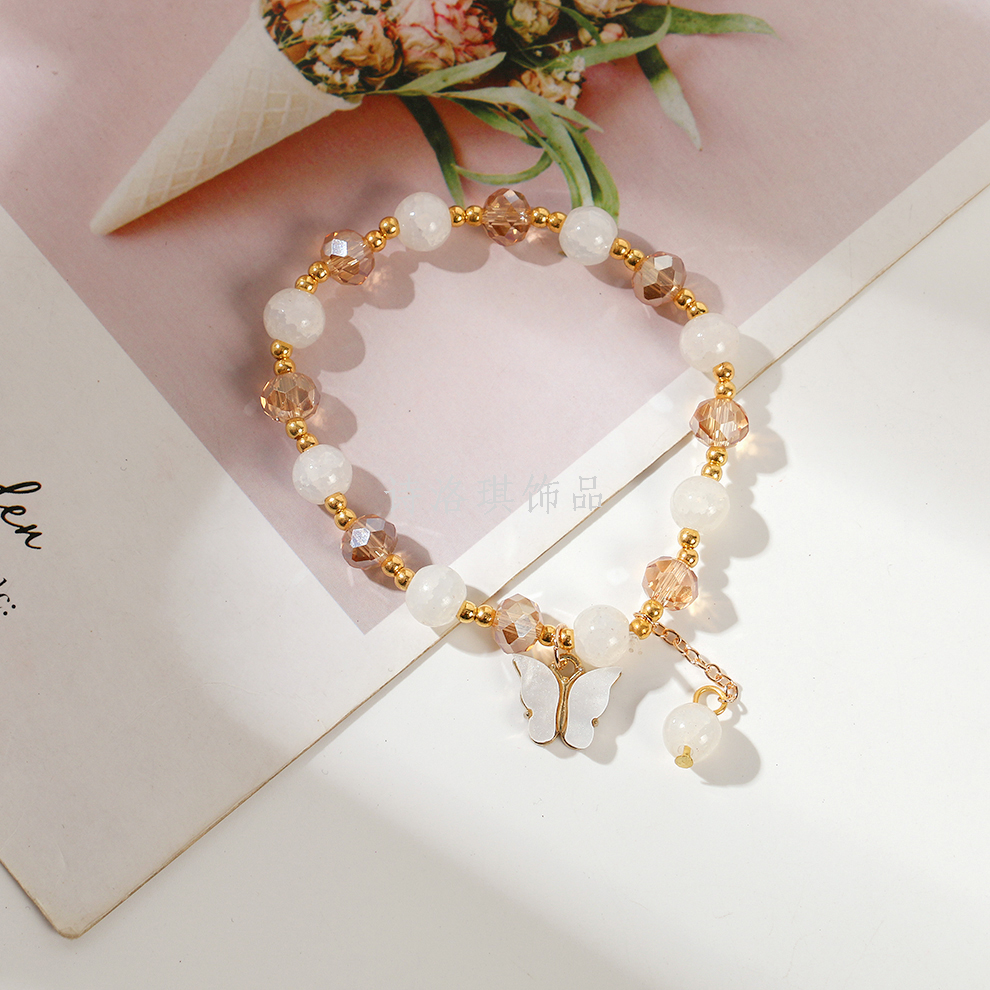 Wholesale Crystal Cracked Bead Bracelets | Bulk Cartoon Kids & Friendship Bracelets Manufacturer | D