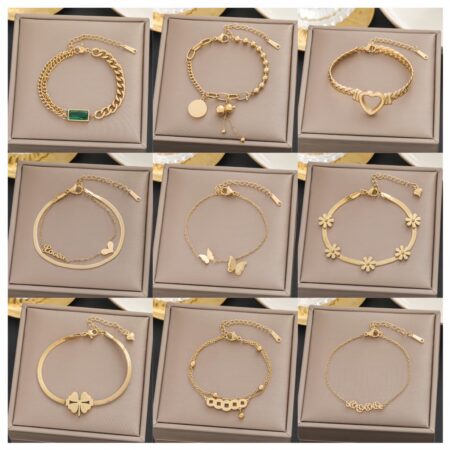 Wholesale Titanium Steel Women's Bracelets Fashion Jewelry Bulk - image 1