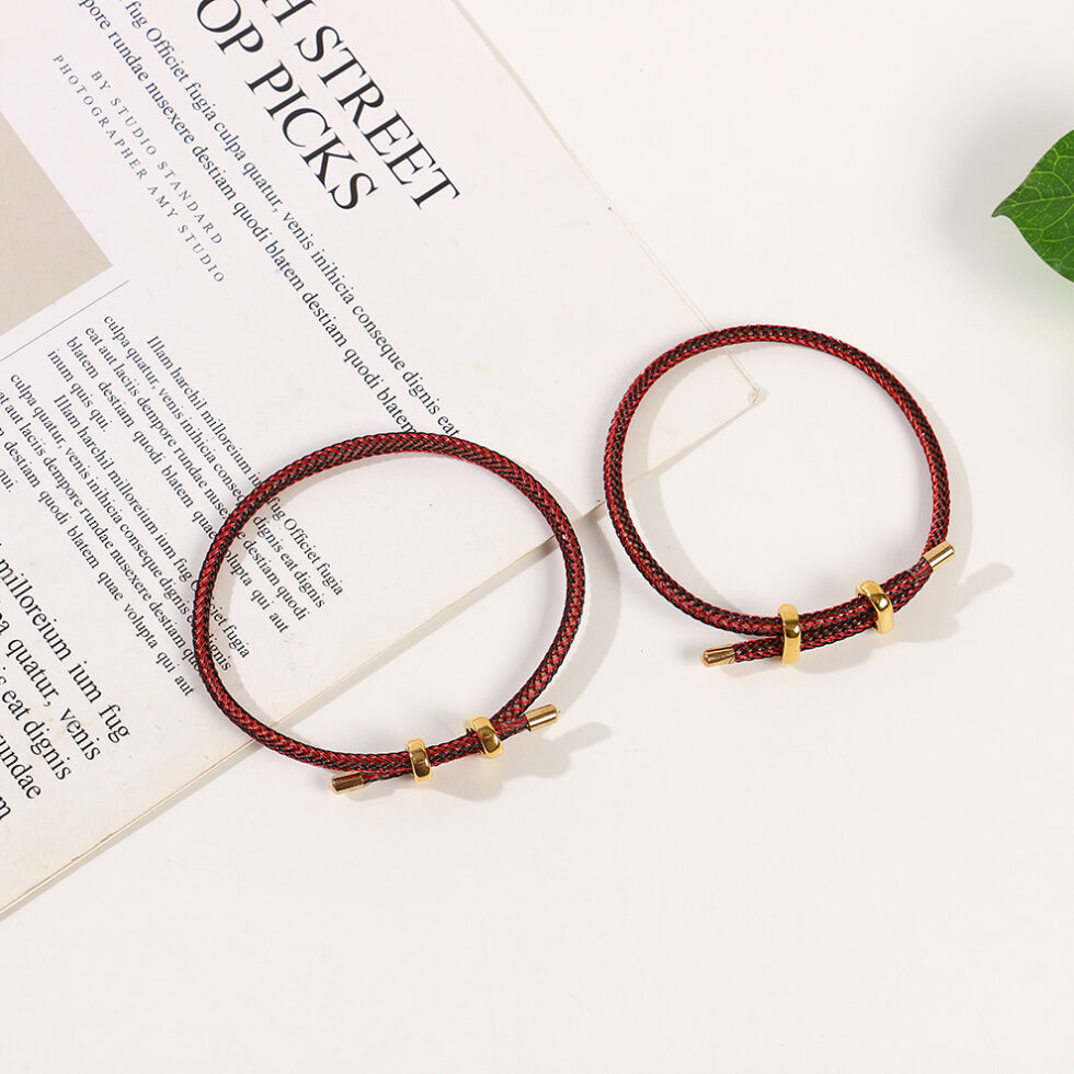 Wholesale Adjustable Steel Rope Bracelets with Figure 8 Clasp - image 7