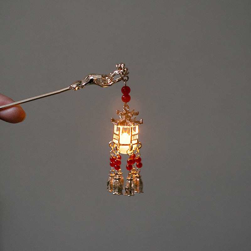 Wholesale Glowing Hanfu Hairpins with Lantern Tassels - image 6