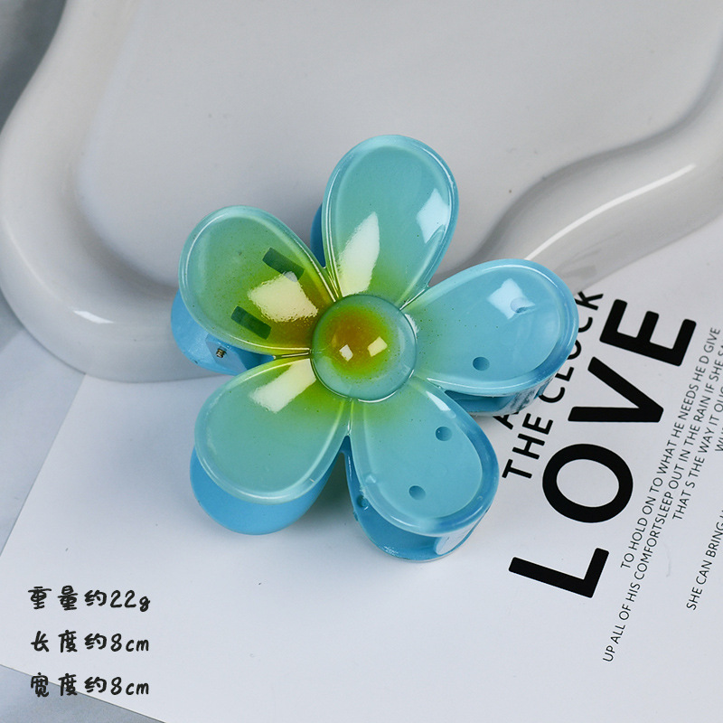 Wholesale Plastic Frangipani Hair Claws | Bulk Jelly Color Hair Clips Manufacturer | DaYiwu - image 9