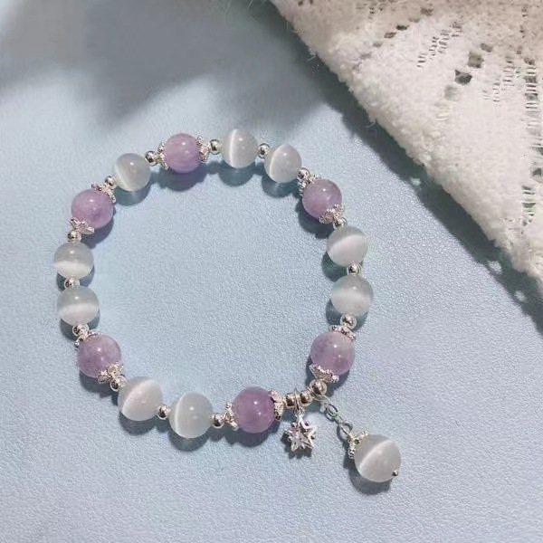 Wholesale Cat's Eye Gemstone Bracelets with Aquamarine and Moonstone - image 7