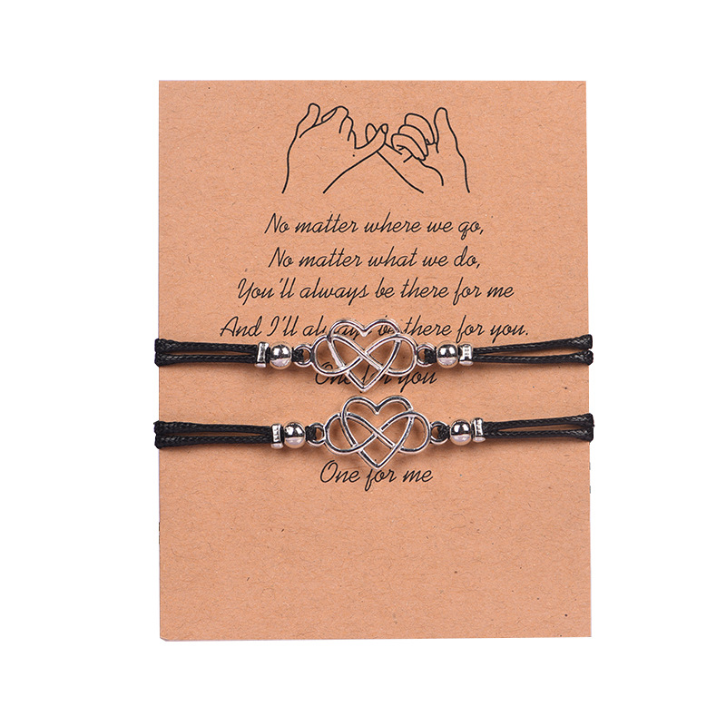 Wholesale Adjustable Couple Bracelets Handwoven Stainless Steel - image 4