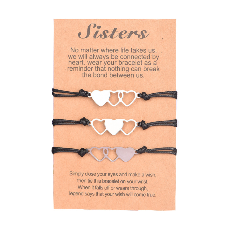 Wholesale Adjustable Couple Bracelets Handwoven Stainless Steel - image 6