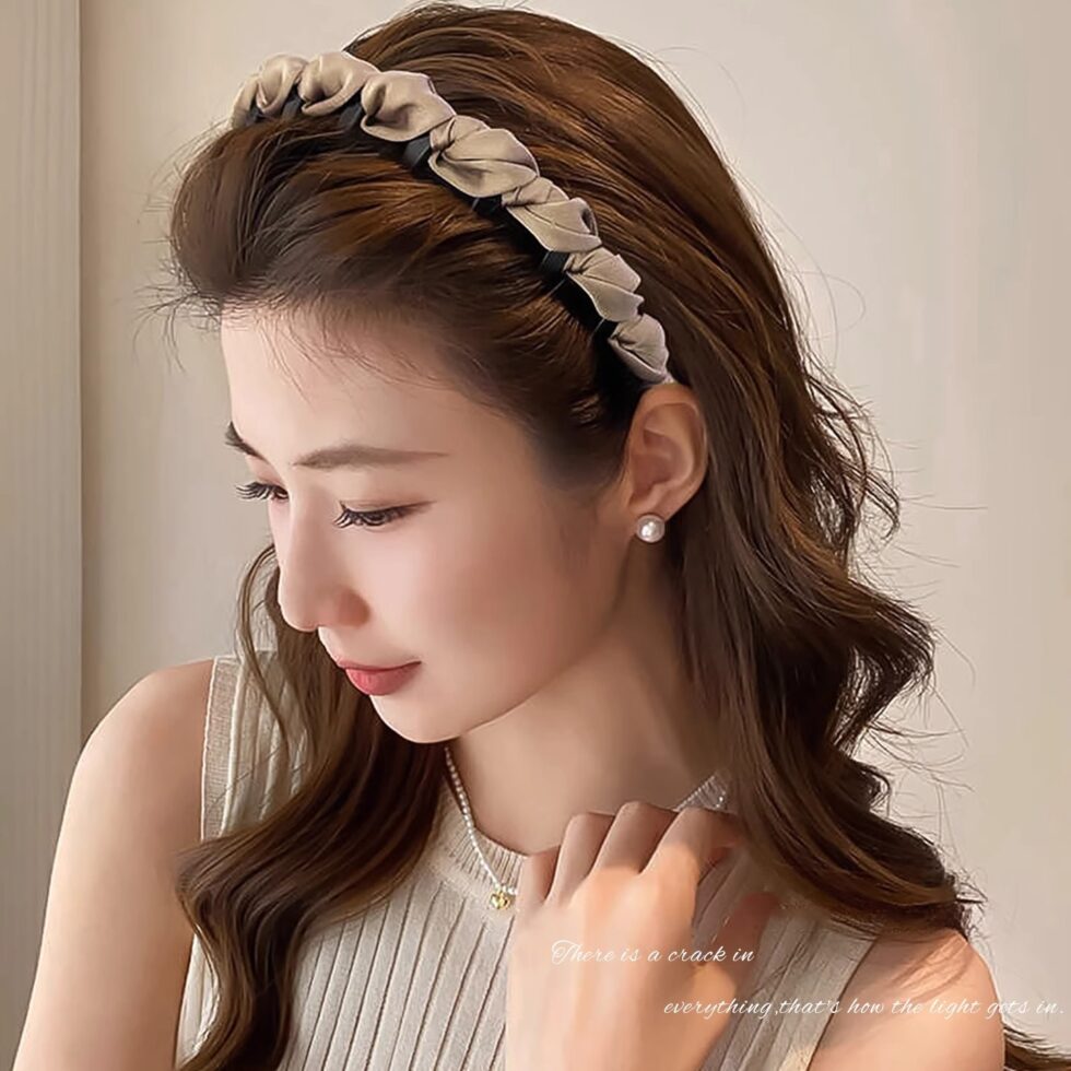 Wholesale French Style Non-Slip Wavy Fabric Headbands for Women - image 3