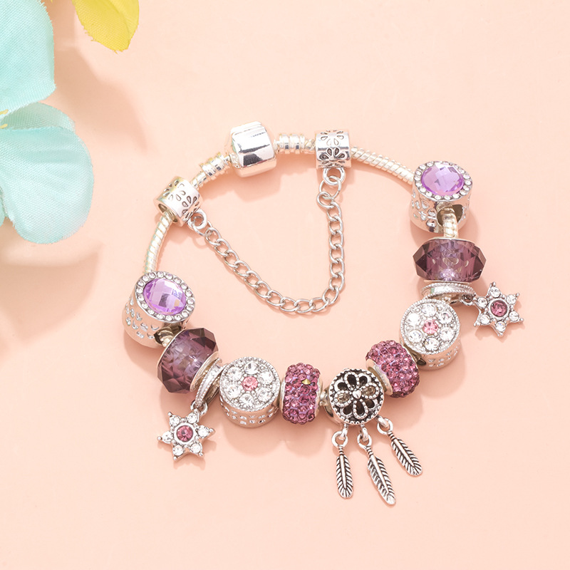 Wholesale Purple Accessory Bracelets for Temu & AliExpress | Bulk Creative Jewelry Manufacturer - Detail 1