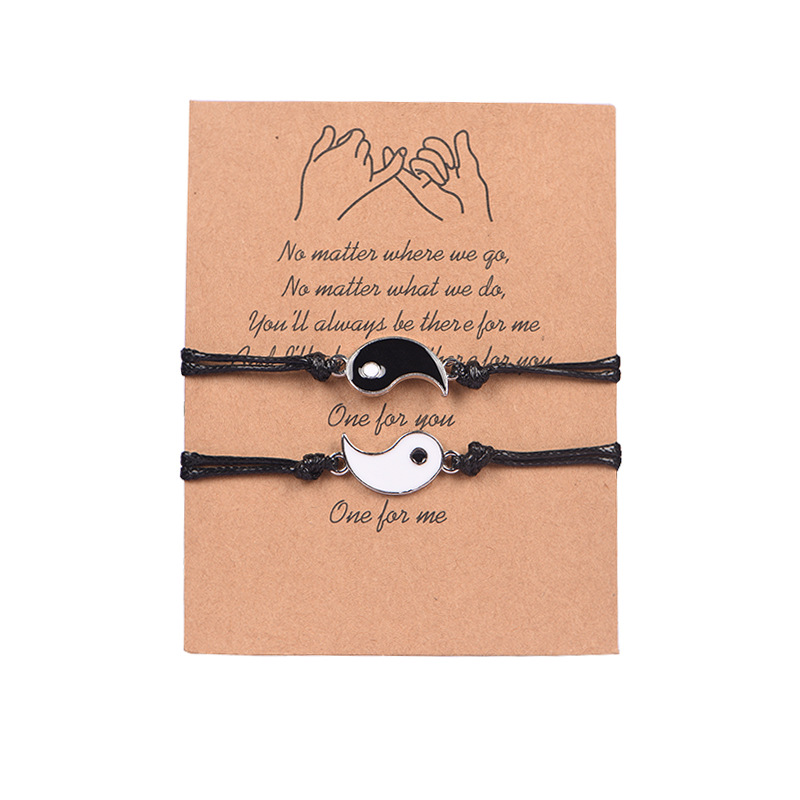 Wholesale Adjustable Couple Bracelets Handwoven Stainless Steel - image 2