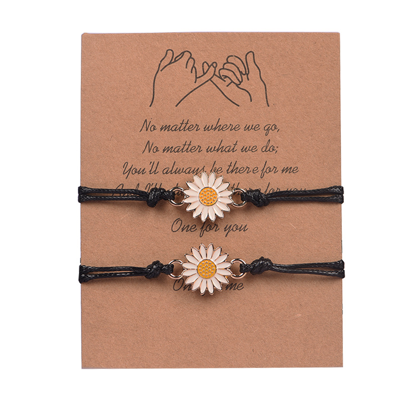 Wholesale Adjustable Couple Bracelets Handwoven Stainless Steel - image 5