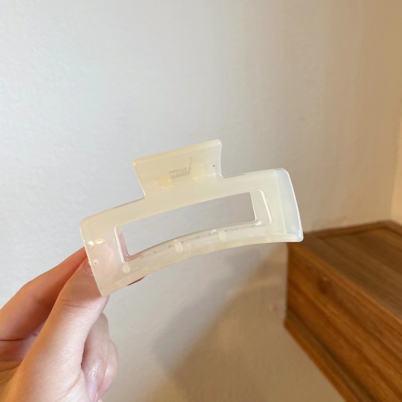 Wholesale Square Hair Claw Clips Bulk Jelly Color Fashion Accessories - image 2