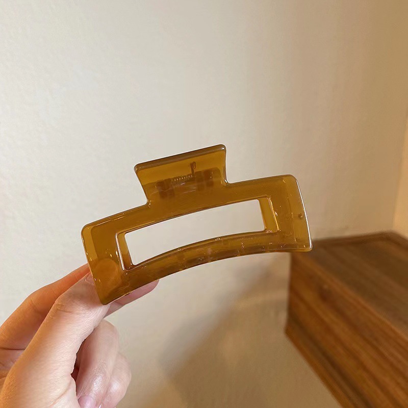 Wholesale Square Hair Claw Clips Bulk Jelly Color Fashion Accessories - image 6