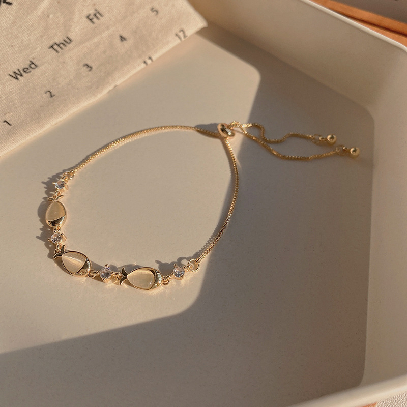 Wholesale Korean Retro Pearl Titanium Steel Bracelets - image 9