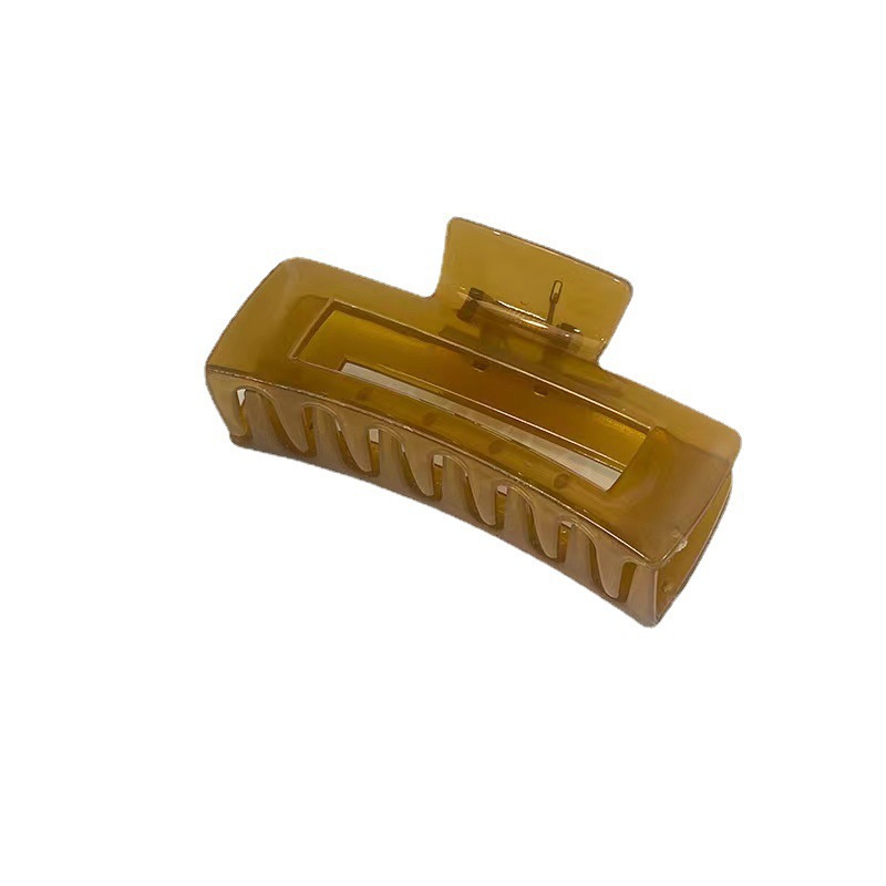 Wholesale Square Hair Claw Clips Bulk Jelly Color Fashion Accessories - image 5