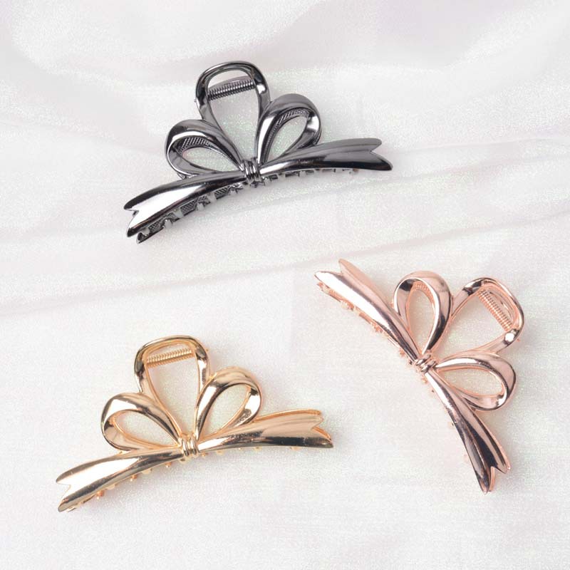 Wholesale Large Metal Bow Hair Claw Clips Bulk - image 3
