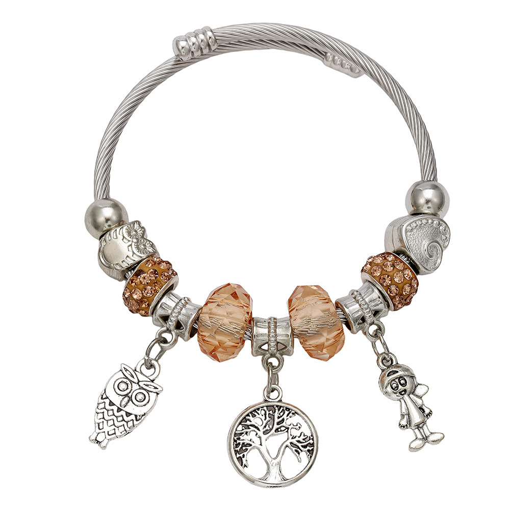 Wholesale Pandora-Style Heart Pendant Bracelets | Bulk Manufacturer Direct | Fashion Jewelry