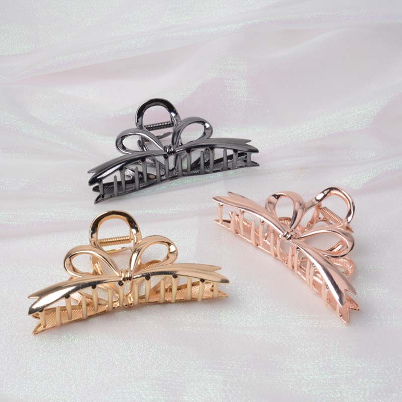 Wholesale Large Metal Bow Hair Claw Clips Bulk - image 2