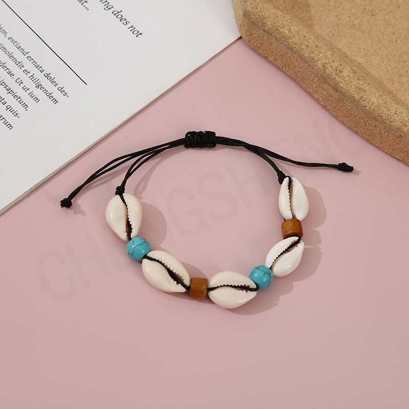 Wholesale DIY Pearl Shell Turquoise Beaded Bracelet Sets - image 3