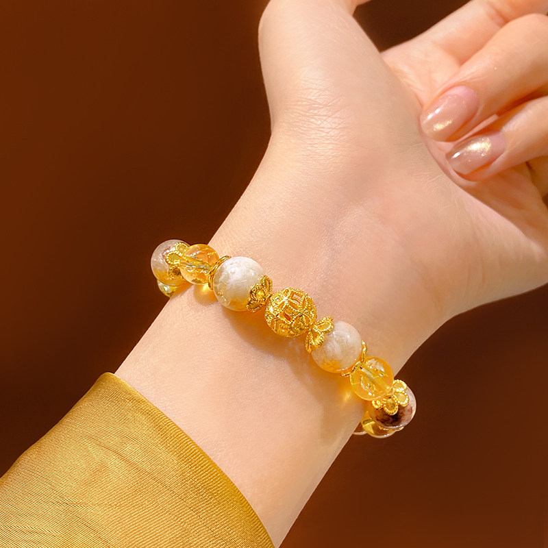 Wholesale Green Phantom Quartz Beaded Bracelets for Women - image 7