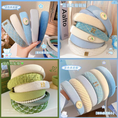 Wholesale Wide Sponge Headbands for High Crown Volume - image 1