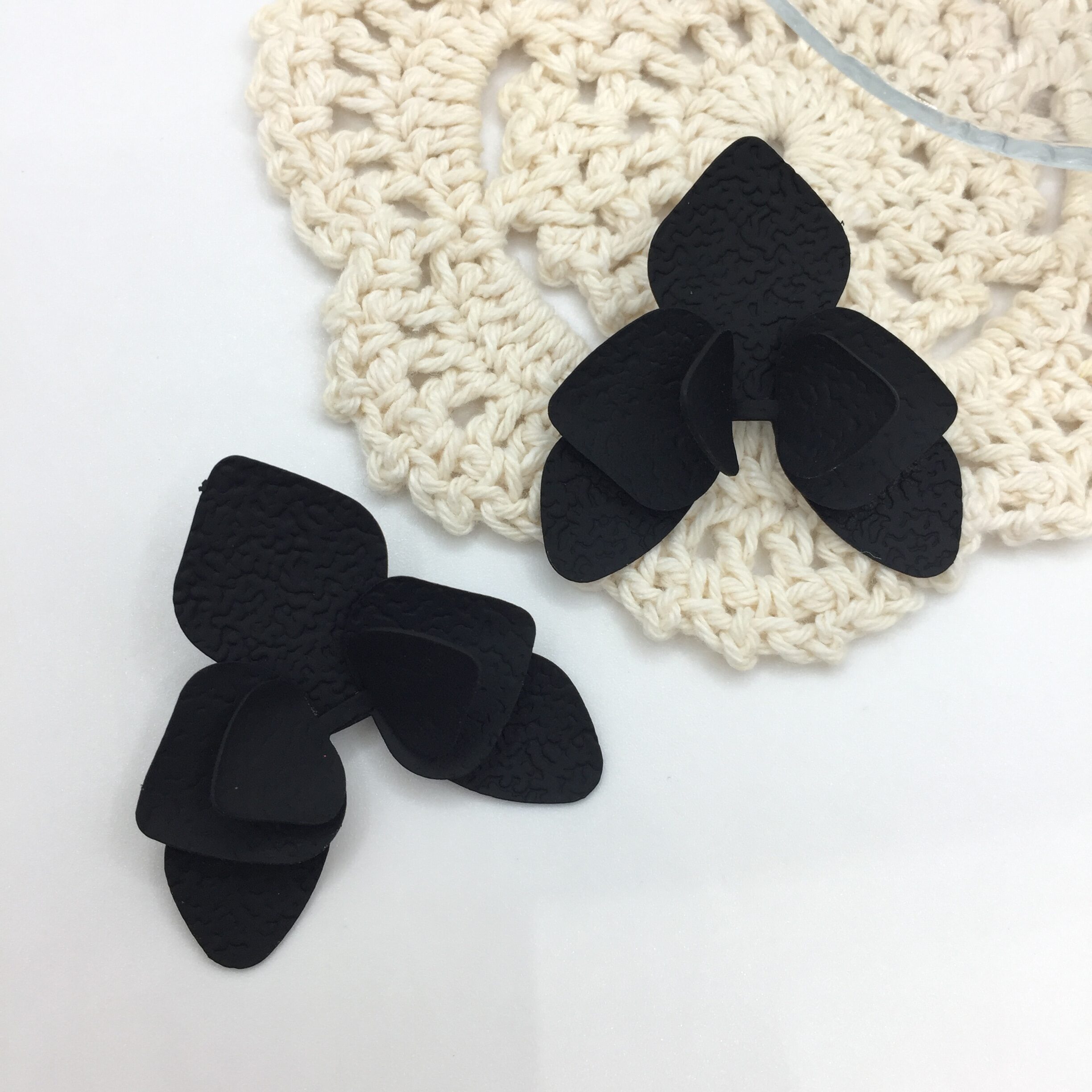 Colorful Spray Paint Iron Earrings Fashion Accessories