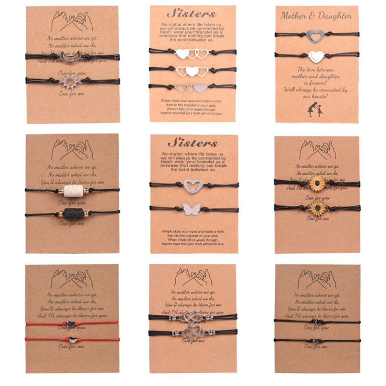 Wholesale Adjustable Couple Bracelets Handwoven Stainless Steel - image 1