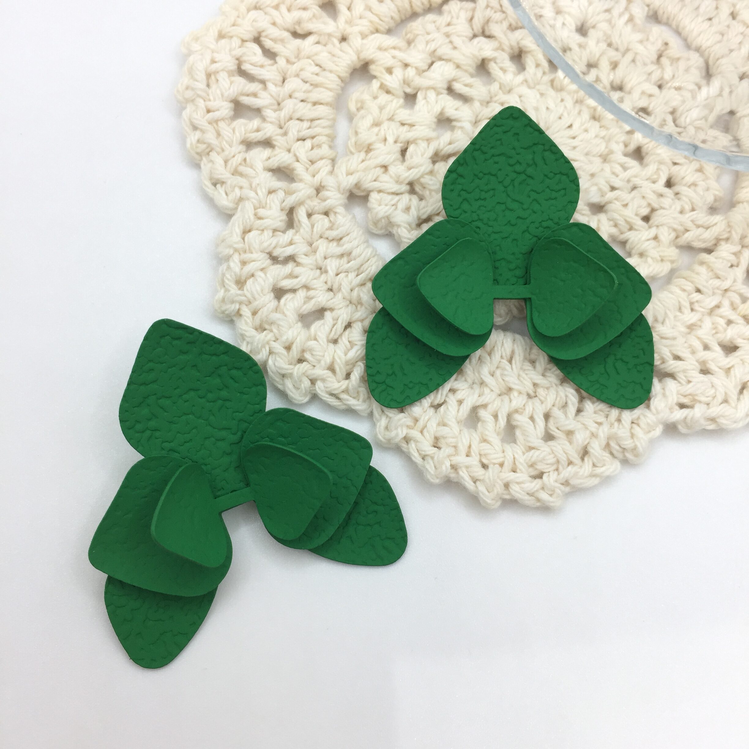 Colorful Spray Paint Iron Earrings Fashion Accessories