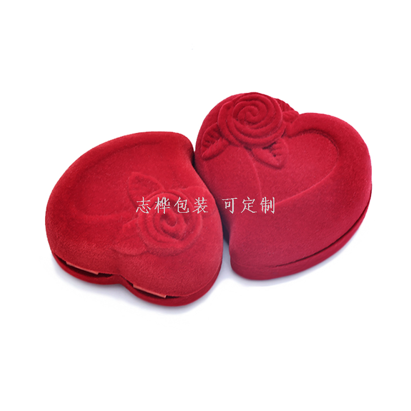 Wholesale Velvet Heart Ring Boxes | Bulk Manufacturer for Jewelry Stores & Events