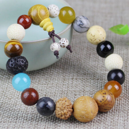 Wholesale 18 Seed Buddhist Prayer Bead Bracelets Bulk - image 1