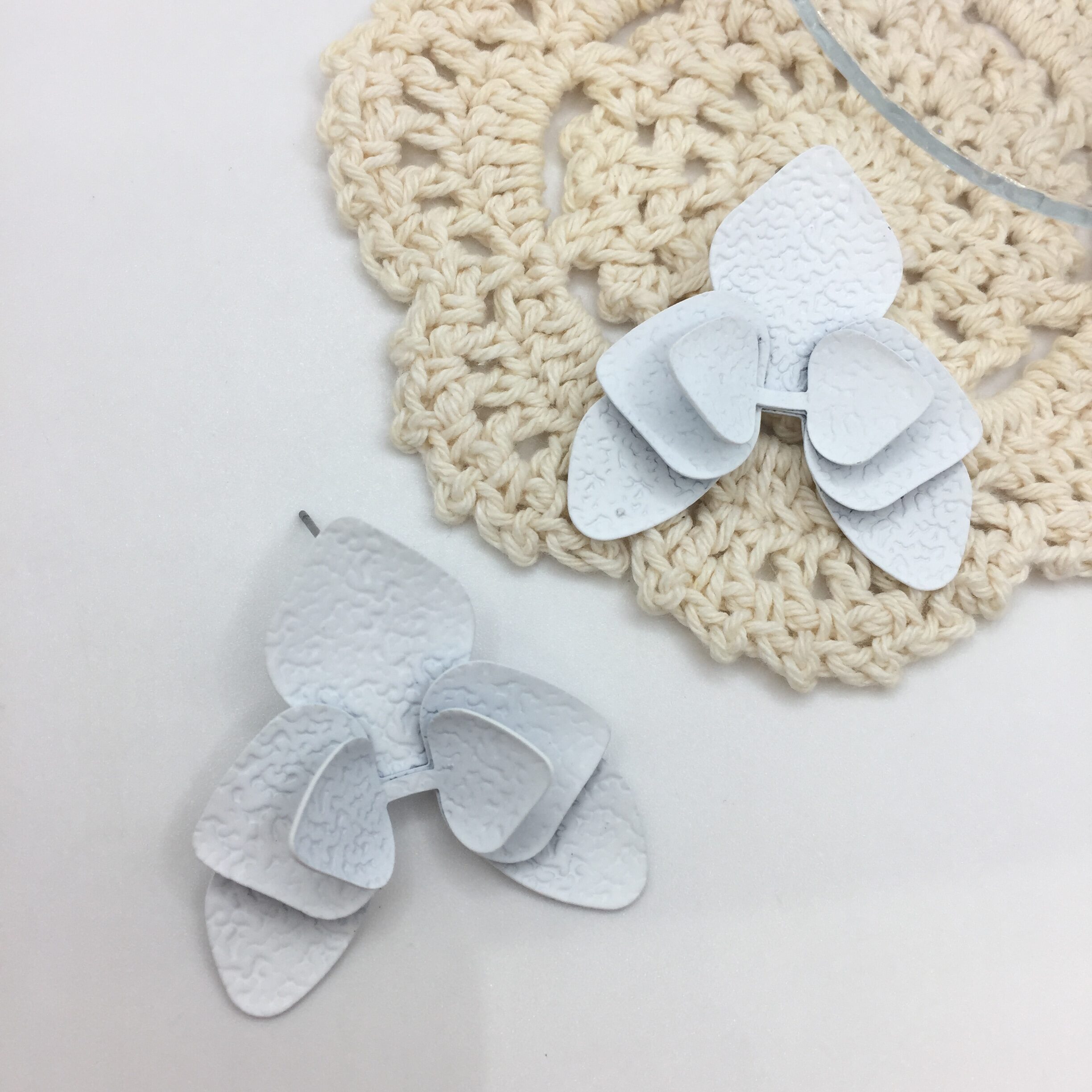 Colorful Spray Paint Iron Earrings Fashion Accessories