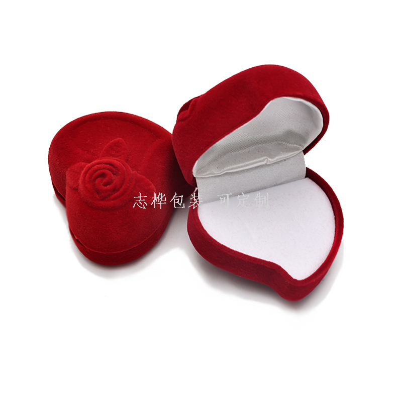 Wholesale Velvet Heart Ring Boxes | Bulk Manufacturer for Jewelry Stores & Events