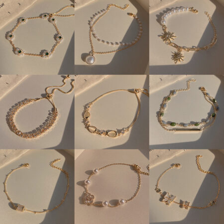 Wholesale Vintage Pearl Titanium Steel Bracelets for Women - image 1