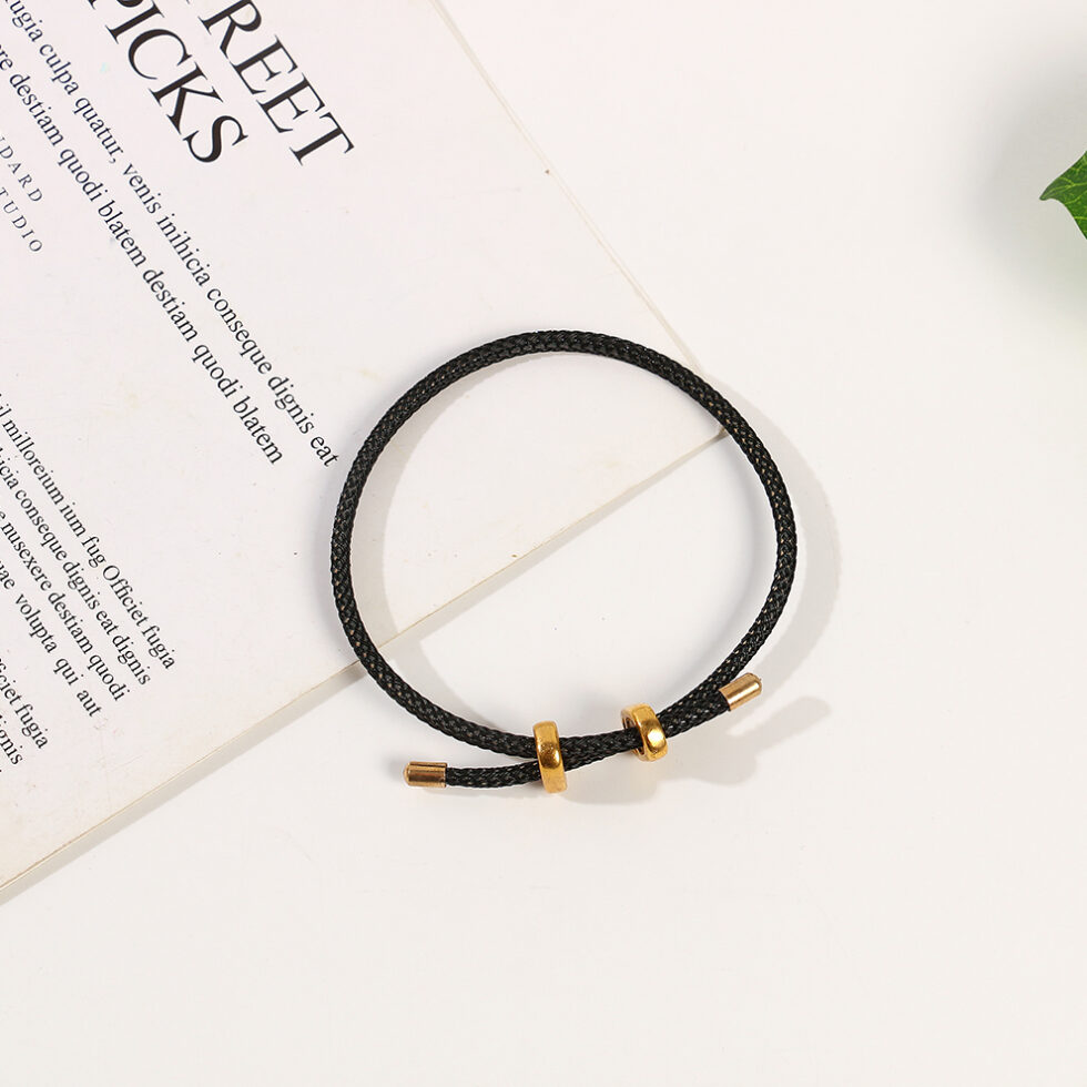 Wholesale Adjustable Steel Rope Bracelets with Figure 8 Clasp - image 9