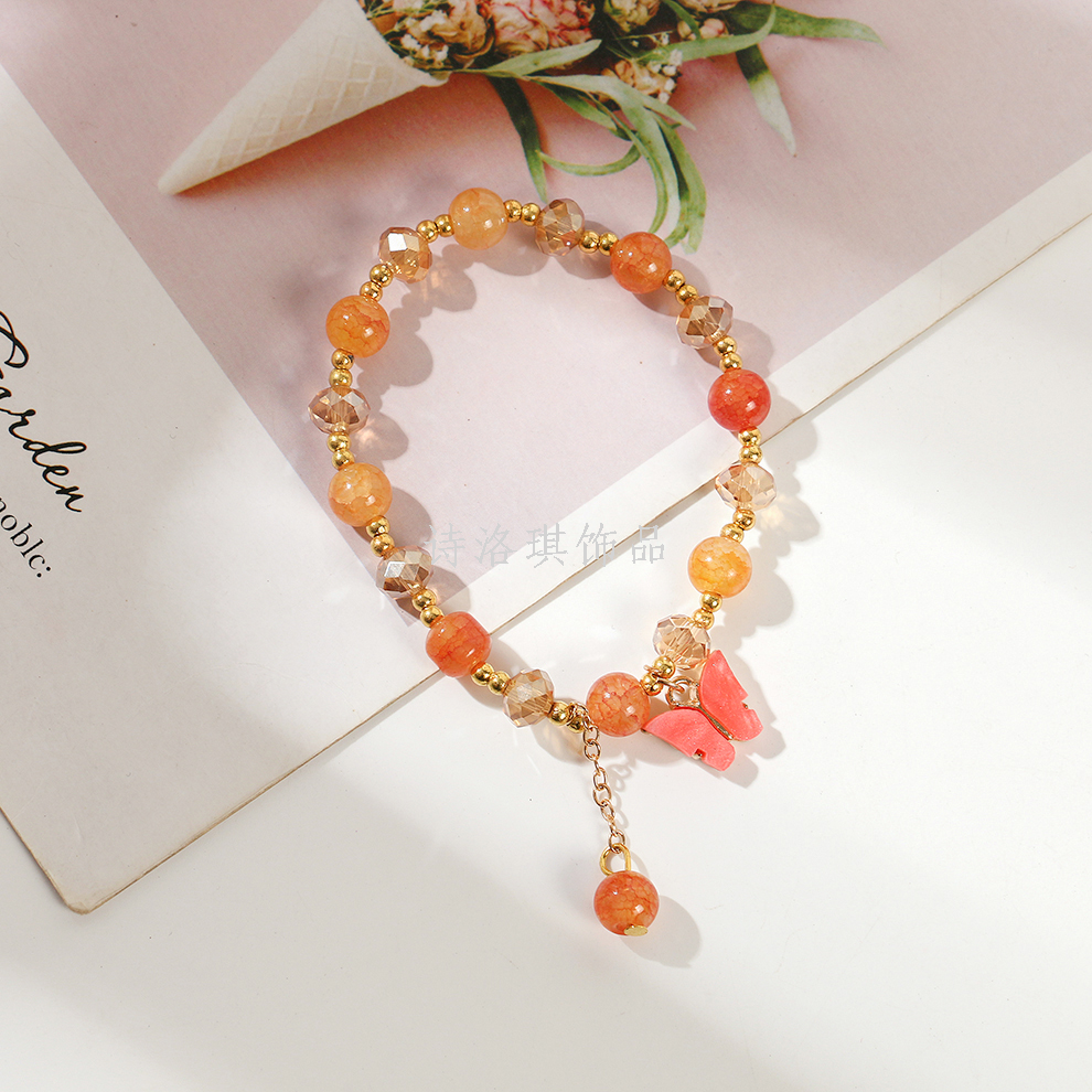 Wholesale Crystal Cracked Bead Bracelets | Bulk Cartoon Kids & Friendship Bracelets Manufacturer | D