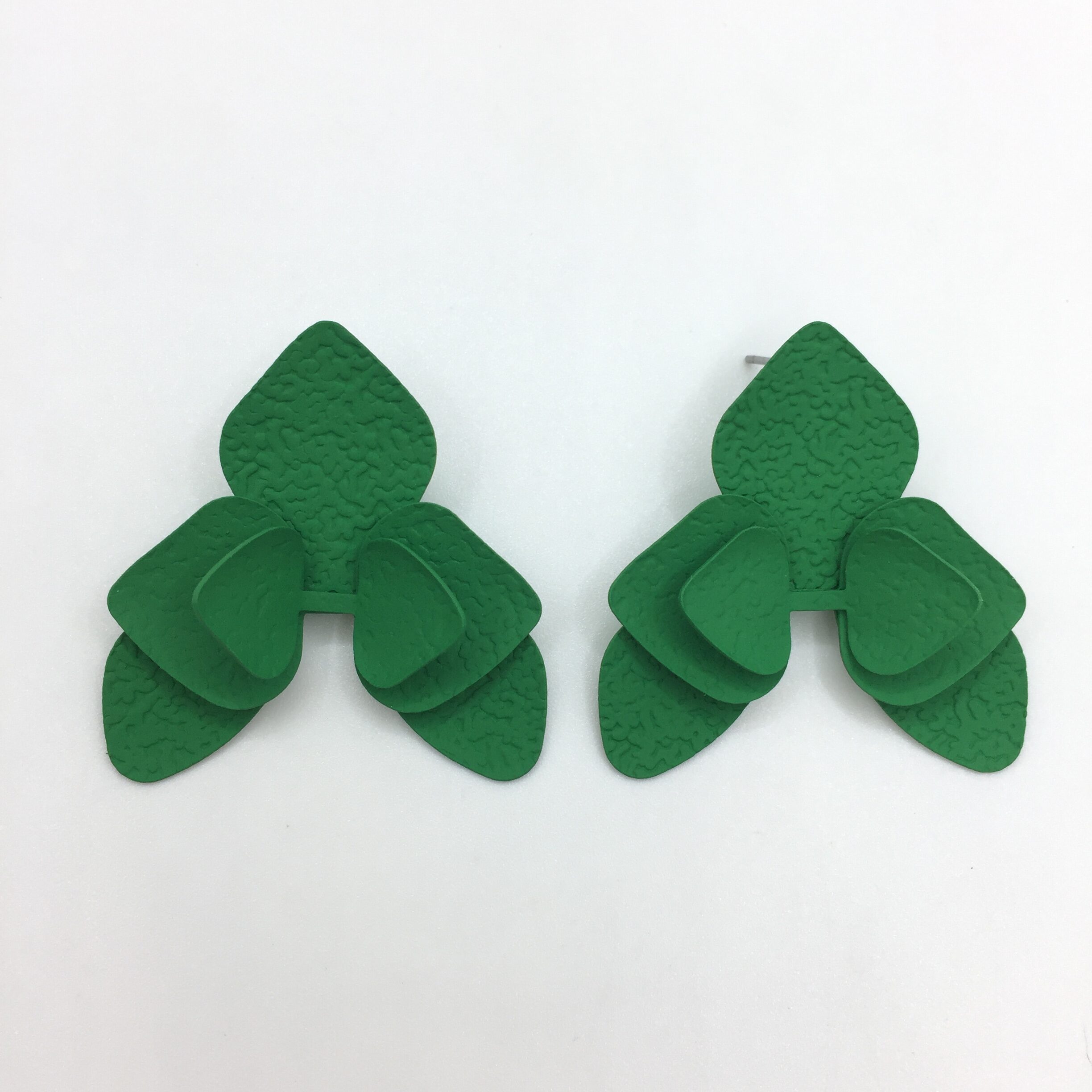 Colorful Spray Paint Iron Earrings Fashion Accessories