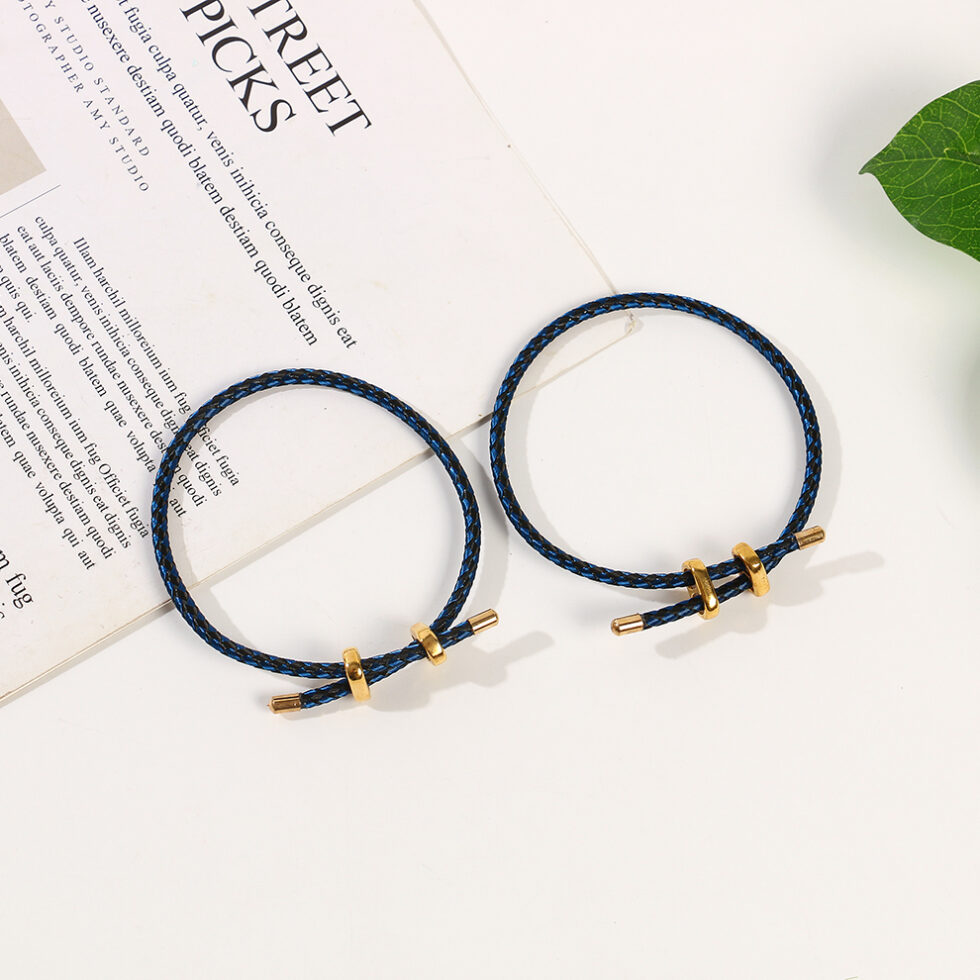 Wholesale Adjustable Steel Rope Bracelets with Figure 8 Clasp - image 8