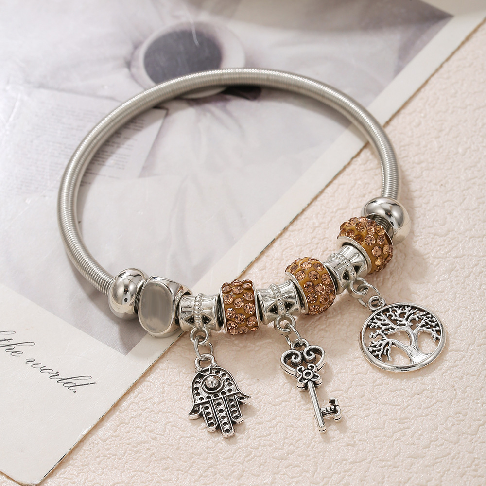 Fashion Heart Pendant Charm Bracelets Bulk