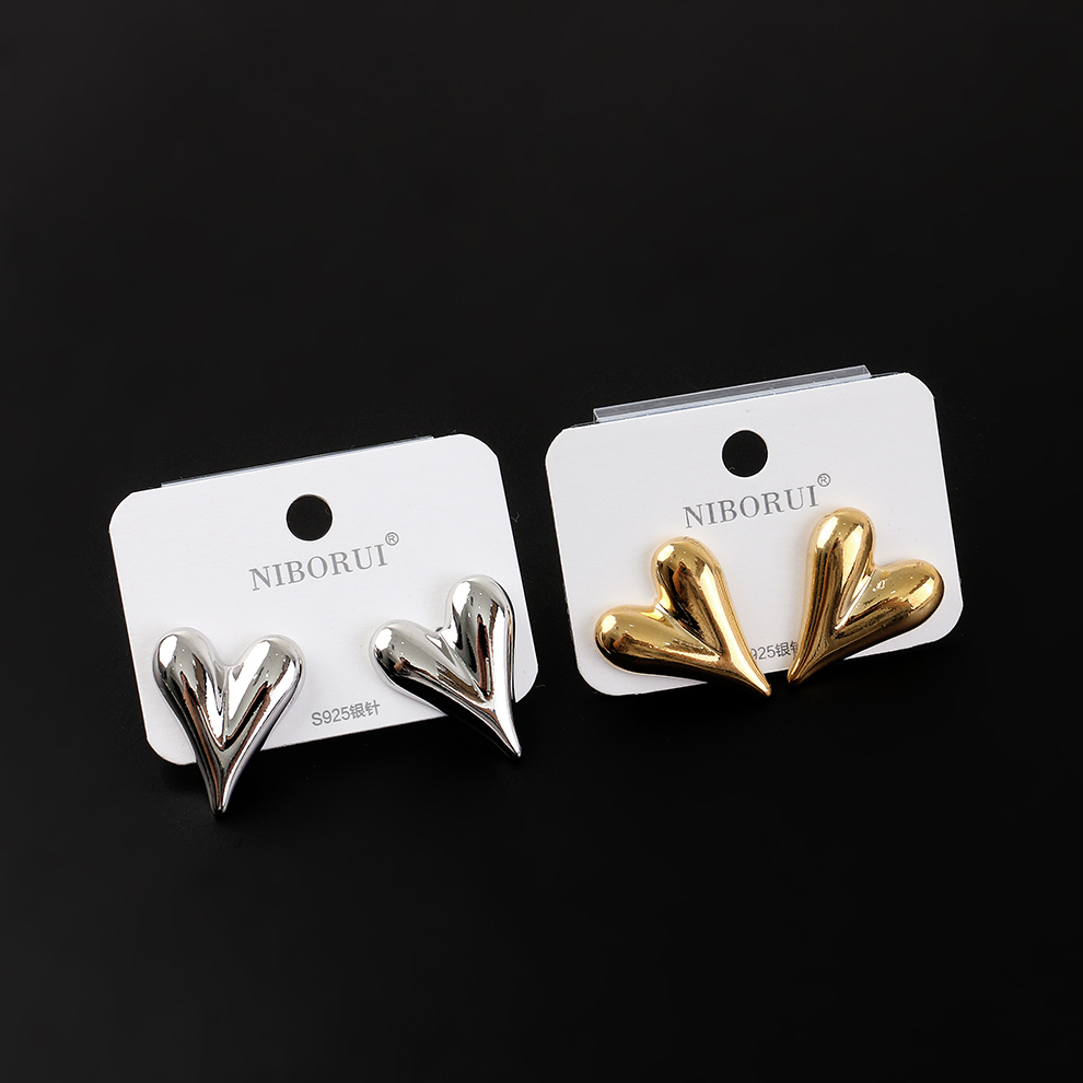 Wholesale Heart Shaped Earrings Summer Fashion Jewelry - Detail 1