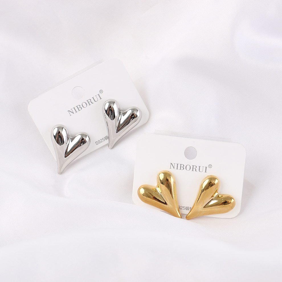 Heart Shaped Earrings Summer Fashion Jewelry