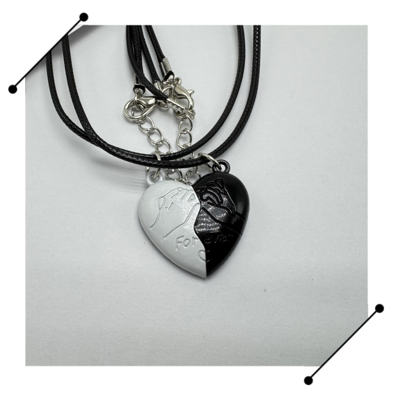 Magnetic Heart Couple Necklaces Bulk